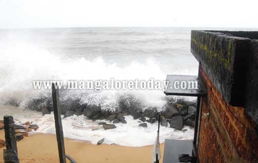 Sea Erosion in Mangalore